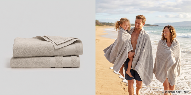 Oversize Cotton Bath Towels 2-Pack