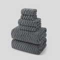 Cloud-Soft Coral Fleece Microfiber Bath Towels - 6 piece