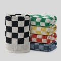 Checkered Cotton Hand Towel 5-Pack