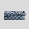 Checkered Cotton Bath Towel 2-Pack