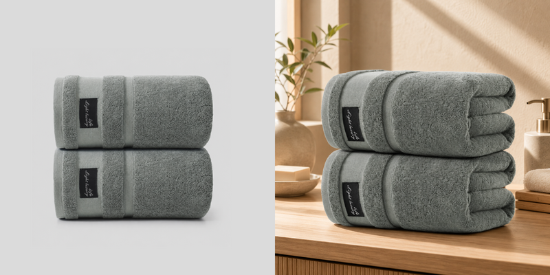 Cotton Bath Towel 2-pack
