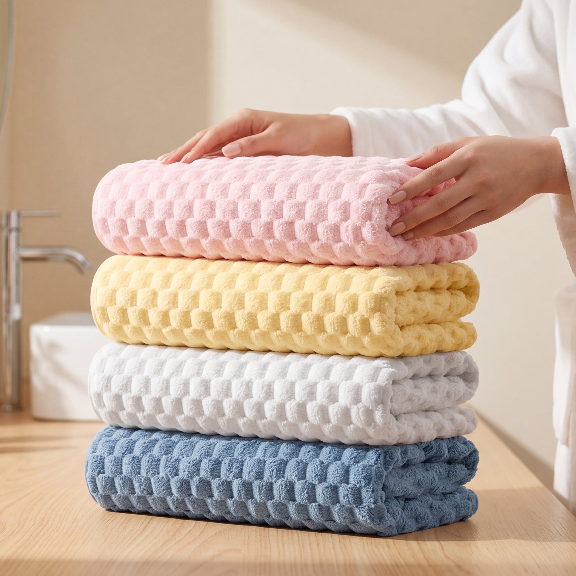 REDKISS Microfiber Bath Towels - Thumbnail 3