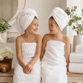 12-Piece Microfiber Towel Set – Two Coordinating Textures
