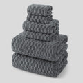 Cloud-Soft Coral Fleece Microfiber Bath Towels - 6 piece