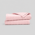 Ribbed Cotton Bath Towel 2-Pack