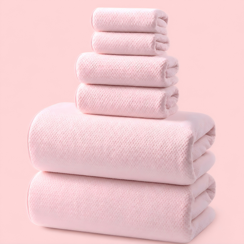 Waffle Microfiber Towel Set