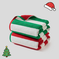 Reversible Striped Cotton Bath Towel - 2 Pack